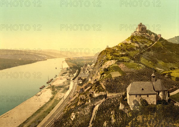 Braubach and the Marksburg on the Rhine