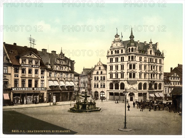 The Kohlmarkt in Braunschweig