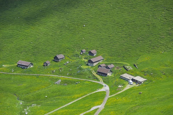 Farmstead on the Schwaegalp in the Swiss Alps