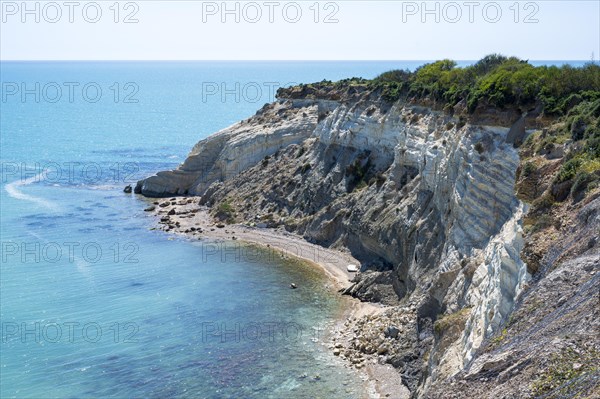 Chalk cliffs at Capo Bianco
