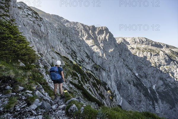 Mountaineer on the Mannlsteig