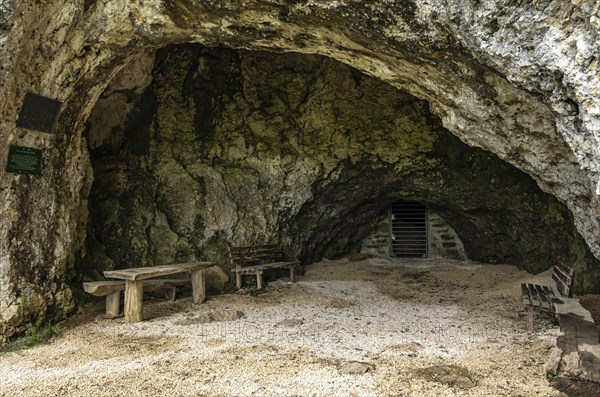 Entrance to a cave