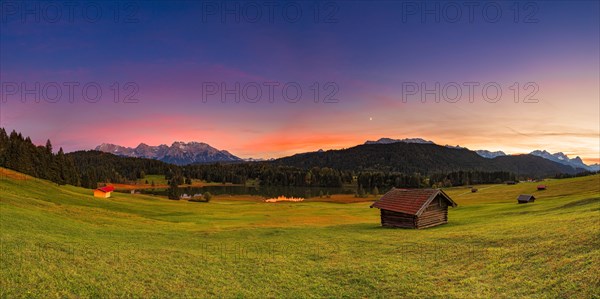 Sunset at Wagenbruechsee