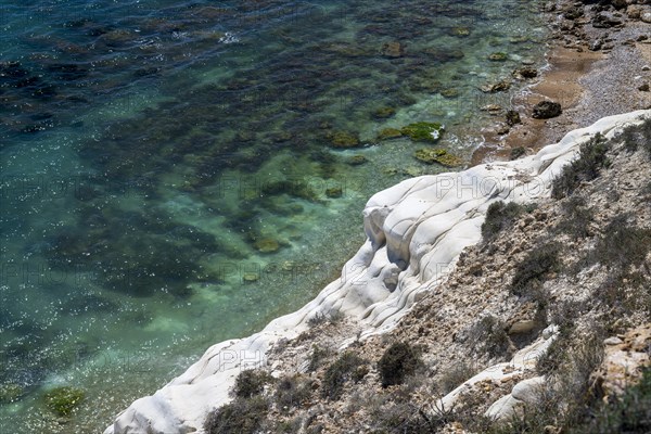 Chalk cliffs at Capo Bianco