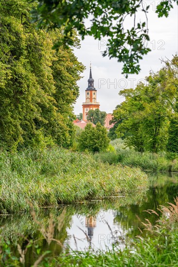 Green landscape along the Templin Canal