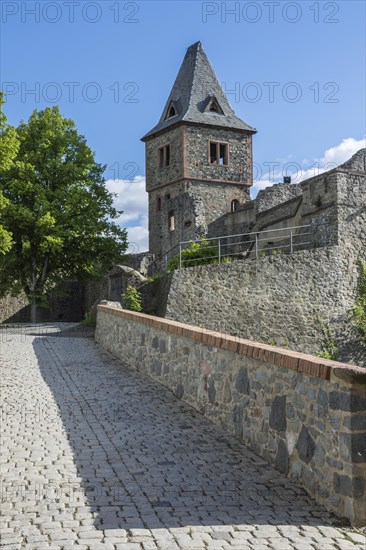 Frankenstein Castle in the Odenwald near Darmstadt