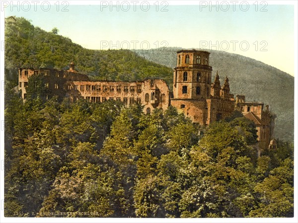 The castle in Heidelberg
