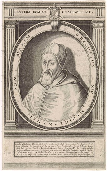 Gregory XIV 11 February 1535 to16. October 1591)