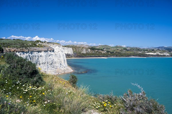 Chalk cliffs at Capo Bianco