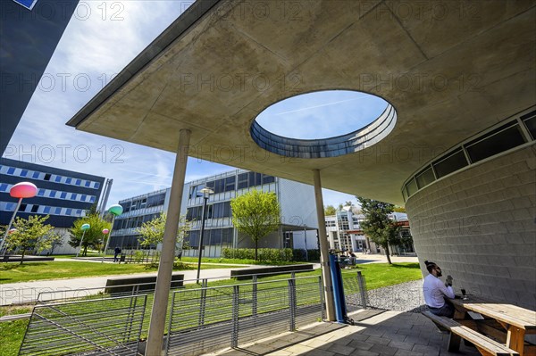 Rondell on the campus of the Kempten University of Applied Sciences