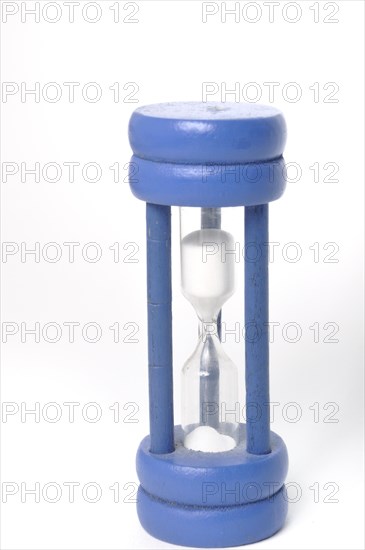 Hourglass on a white background