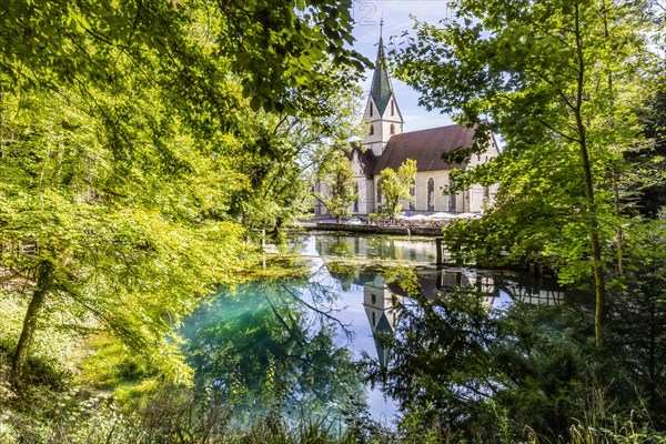 Blautopf with monastery church