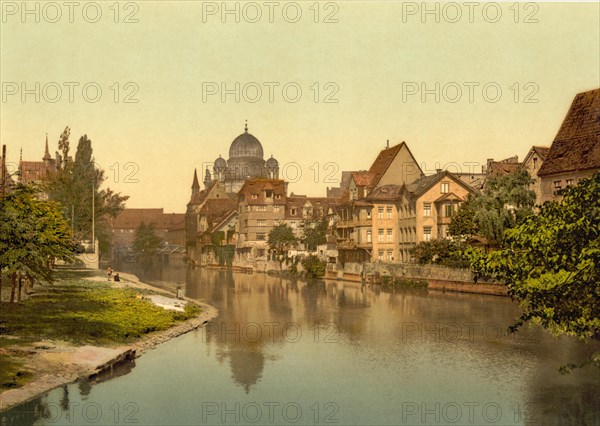 River Pegnitz and Synagogue