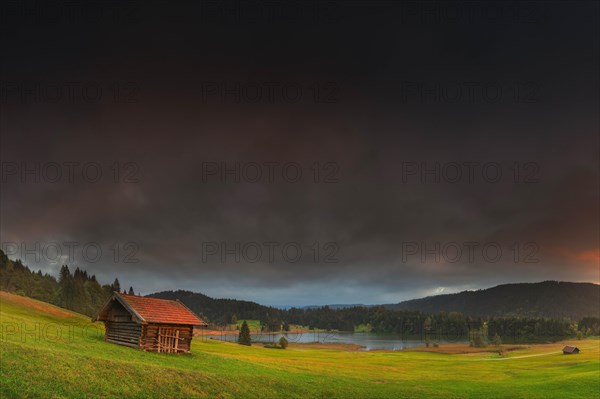 Sunset at Wagenbruechsee