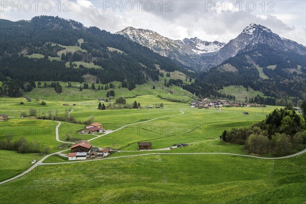 Landscape with farm