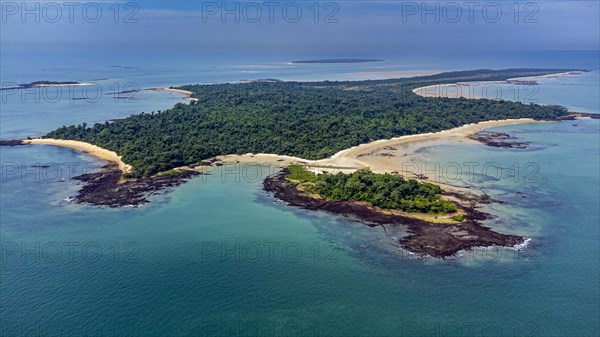 Aerial of Joao Viera island