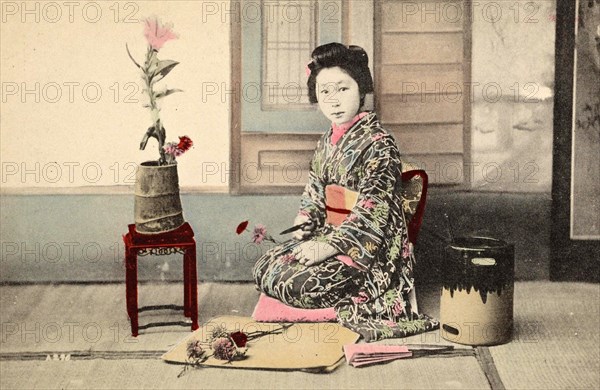 Portrait of a Japanese Young Woman