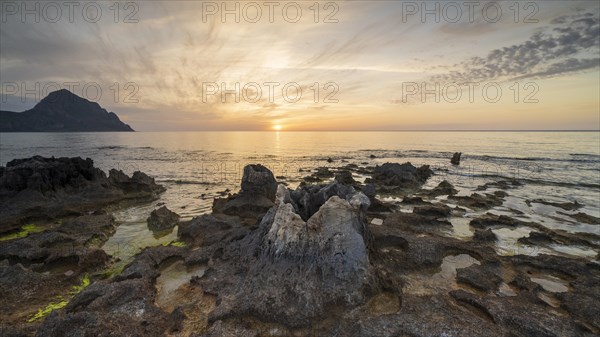 Sunset on the coast