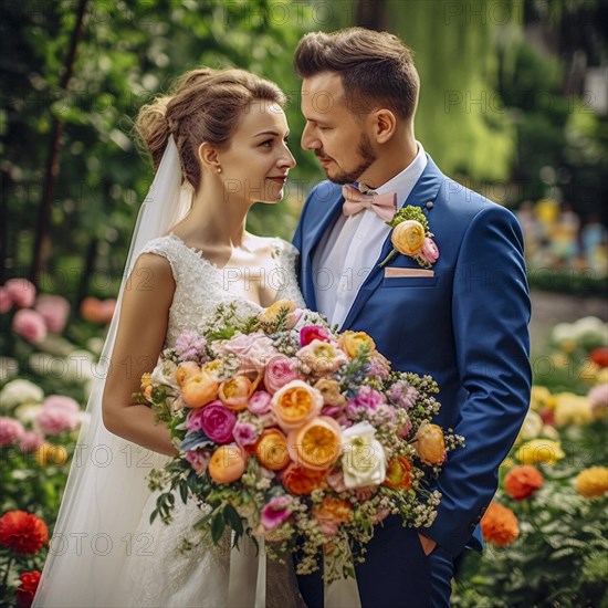 Bridal couple