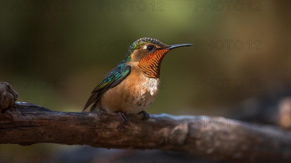 The beautiful endangered rufous hummingbird