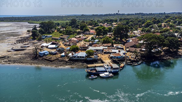 Aerial of Bubaque island