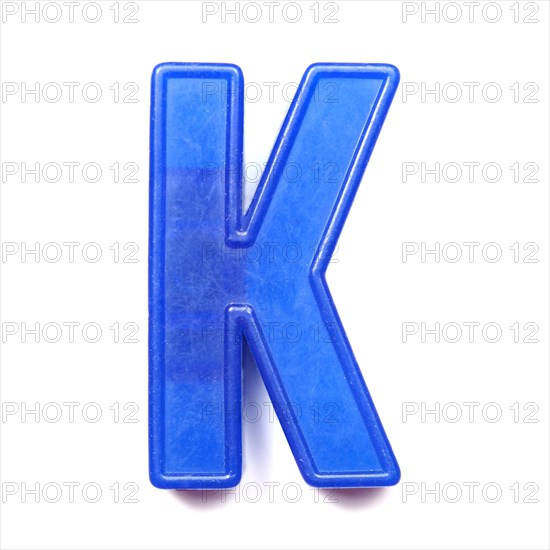 Magnetic uppercase letter K