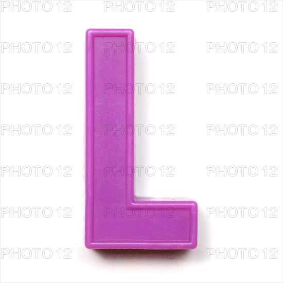 Magnetic uppercase letter L