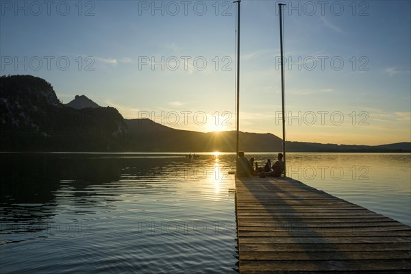 Sunset at Lake Kochel