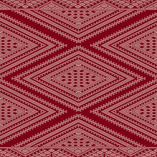 Traditional Tunisian embroidery pattern