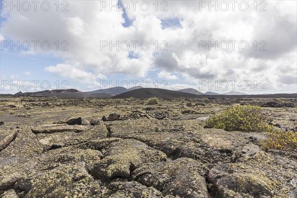 Montana de Santa Catalina Volcano in Timanfaya National Park