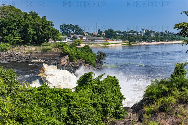 Rapids on the Tshopo river