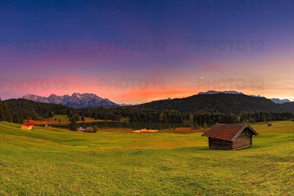 Sunset at Wagenbruechsee