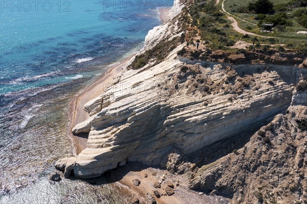Chalk cliffs at Capo Bianco