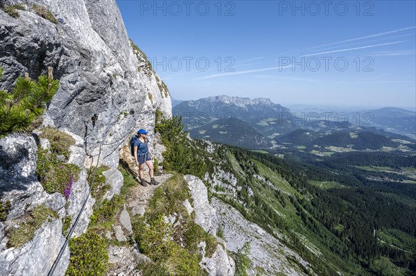Mountaineer on the Mannlsteig