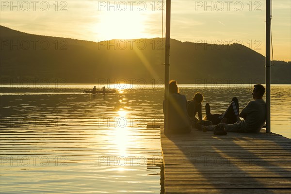 Sunset at Lake Kochel