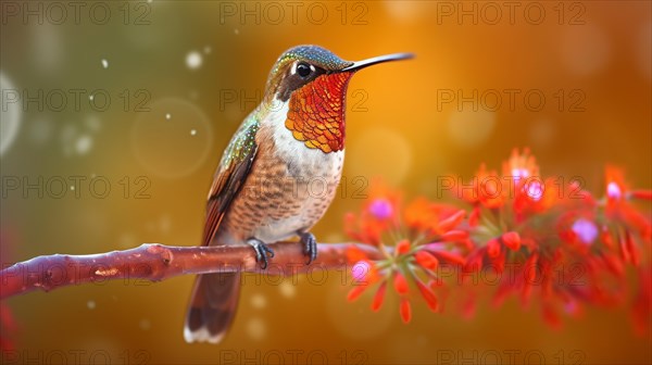 The beautiful endangered rufous hummingbird