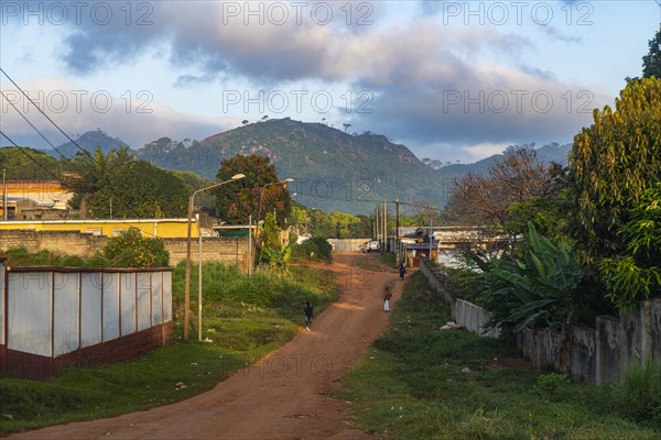 Mountain scenery around Man