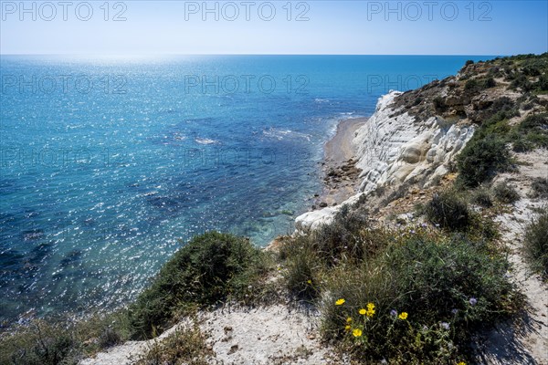 Chalk cliffs at Capo Bianco