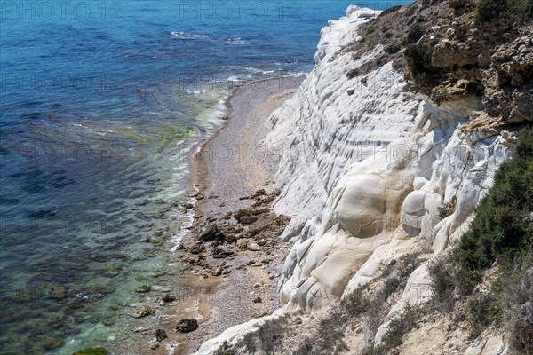 Chalk cliffs at Capo Bianco