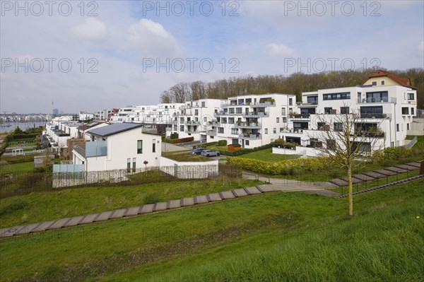 Modern residential buildings at Phoenix Lake