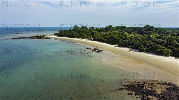 Aerial of Joao Viera island