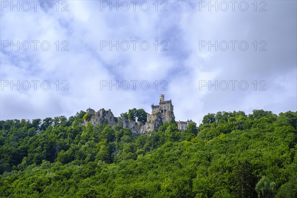 Distant view of Lichtenstein Castle