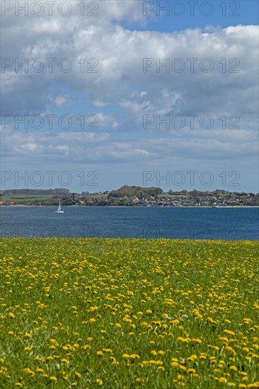 View of the Baltic Sea and Brunsnaes in Denmark