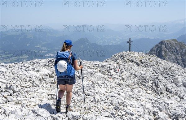 Mountaineer at the summit