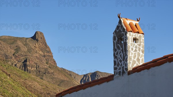 Bricked chimney