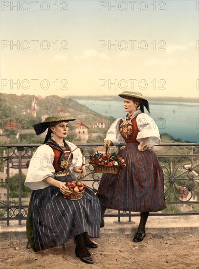 Traditional traditional costume from Vierlanden near Hamburg