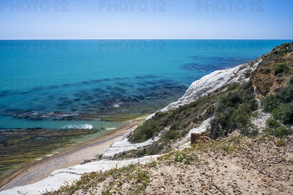 Chalk cliffs at Capo Bianco