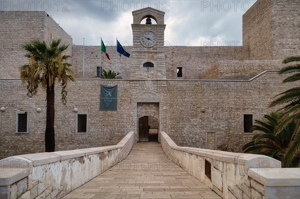 Castello built in the 13th century by Frederick II