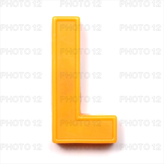 Magnetic uppercase letter L