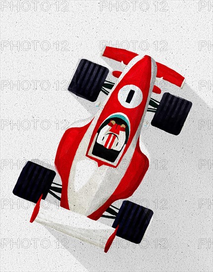 Racing car background